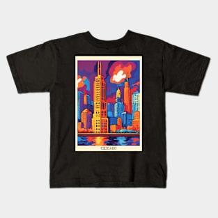 fauvism art of new chicago usa Kids T-Shirt